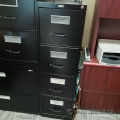 Staples Black 4 Drawer Vertical File Cabinet, Locking Staples Black 4 Drawer Vertical File Cabinet, Locking